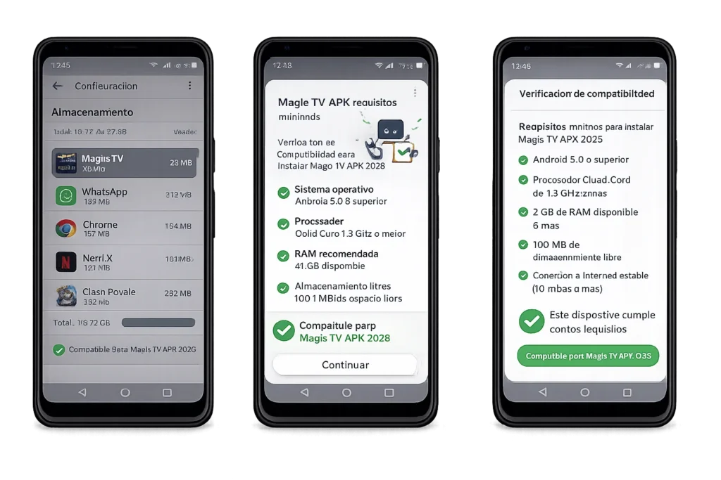 Compatibilidad de Magis TV APK 2026